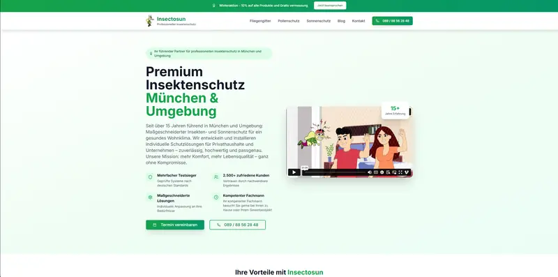 Startseite von InsectoSun