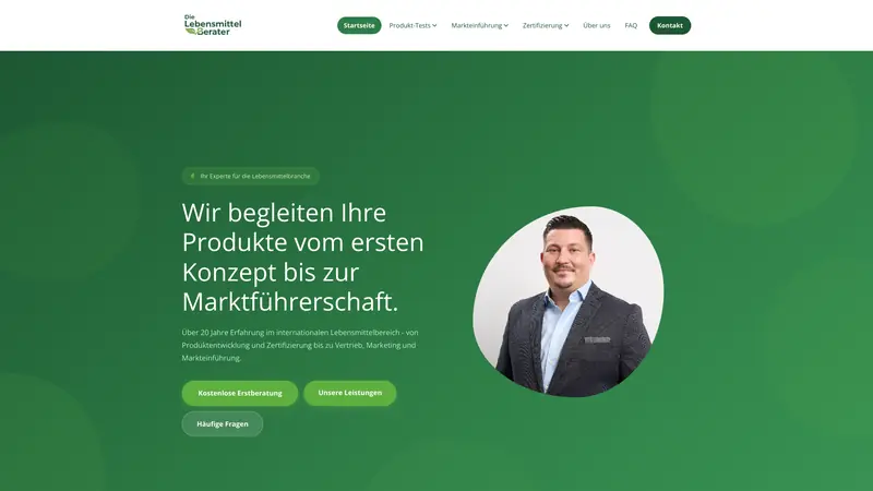 Startseite von Die Lebensmittelberater